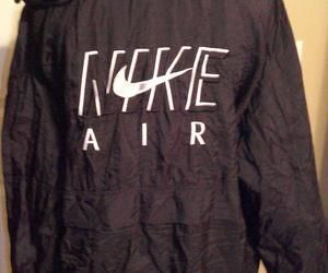 VINTAGE NIKE PREMIER JACKET BLACK SPELLOUT BIG LOGO SIZE MENS L